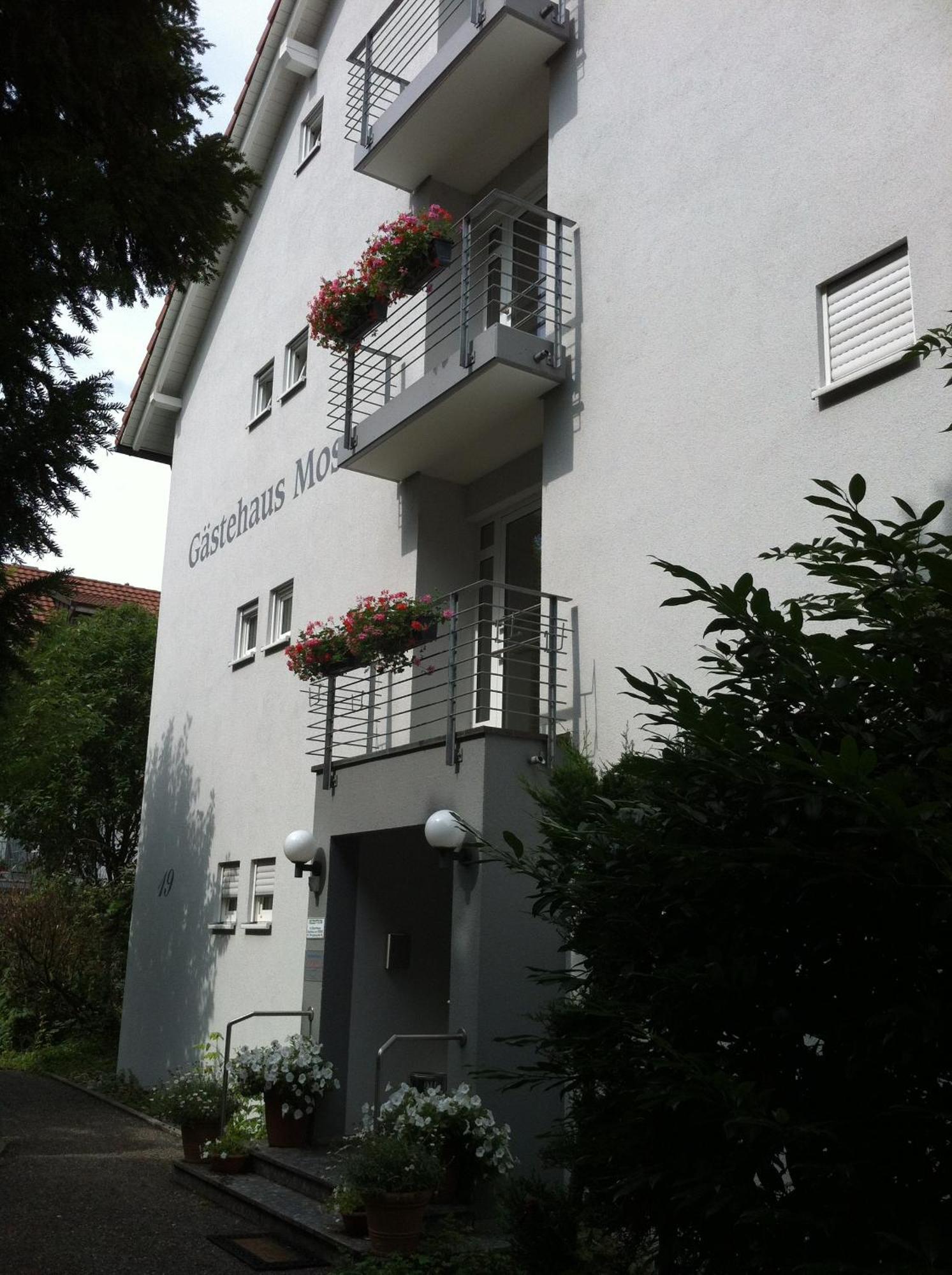 Gaestehaus Moser Weil am Rhein Buitenkant foto